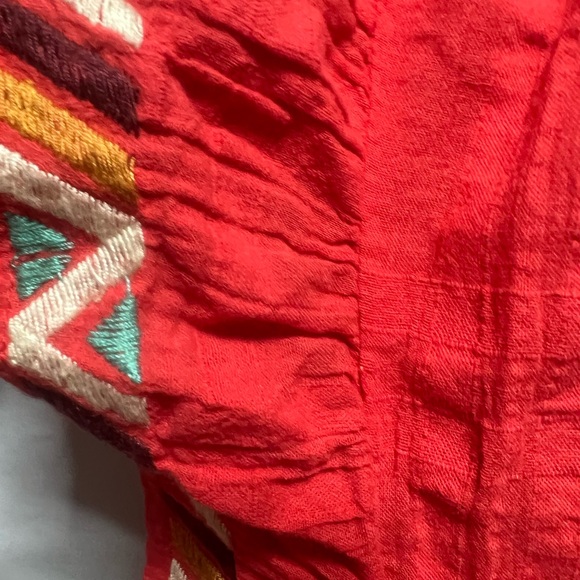 THML Arawak Flutter Sleeve Bohemian Top Size Medium - Picture 2 of 5